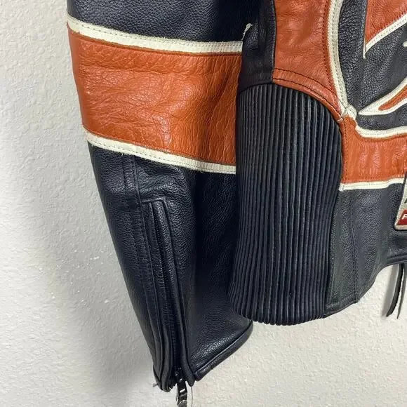 HARLEY-DAVIDSON フレイムスジャケットＭサイズ ハーレーダビットソン純正 ビンテージ ナイロンジャケット